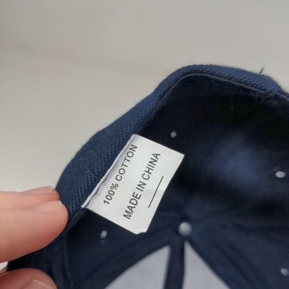 Beijing Olympics 2008 Slideback Hat Blue Adjustable Embroidered Logo - Picture 11 of 11